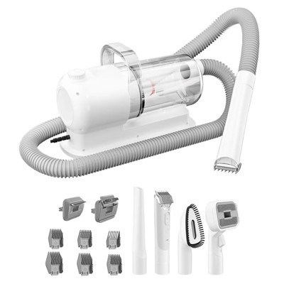 ペットグルーミニングキットと掃除機